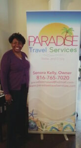 Señora Kelly is owner of Paradise Travel Services in Kansas City.