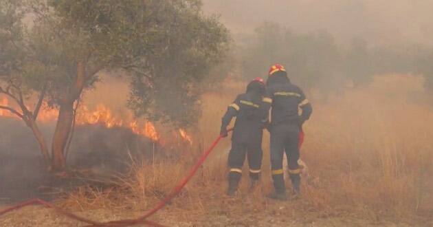 greece wildfires