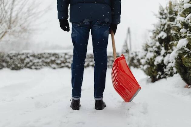 shoveling